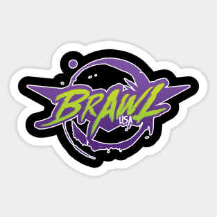 Classic BRAWL USA Logo Sticker